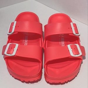 Birkenstock Essential Rubber Arizona Coral Size 9